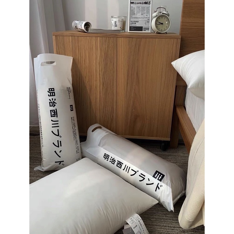 Ruột gối đầu Meji xuất nhật, chất liệu cotton mềm chống ẩm mốc gối êm mềm dễ chịu độ cao 5cm