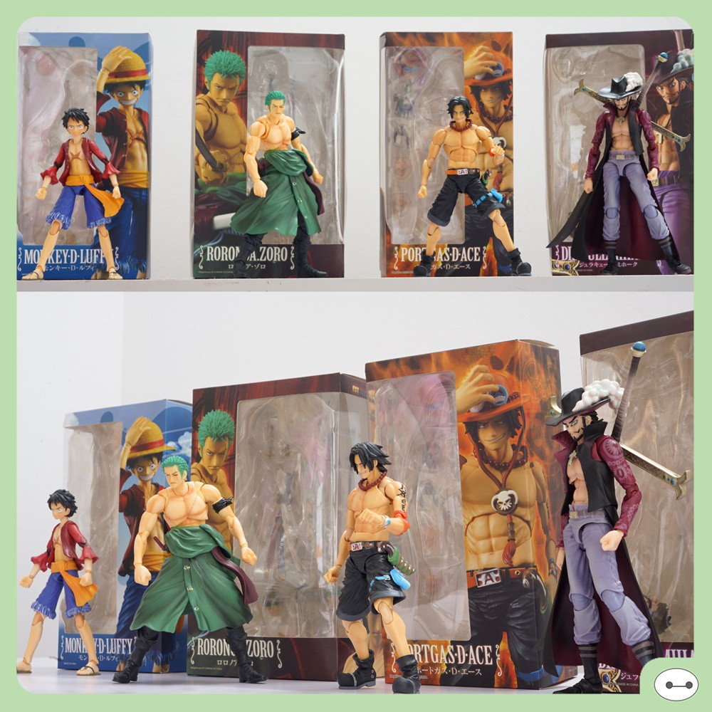 MÔ HÌNH ONEPIECE FIGMA CỬ ĐỘNG KHỚP ACE / ZORO / LUFFY / MIHAWL