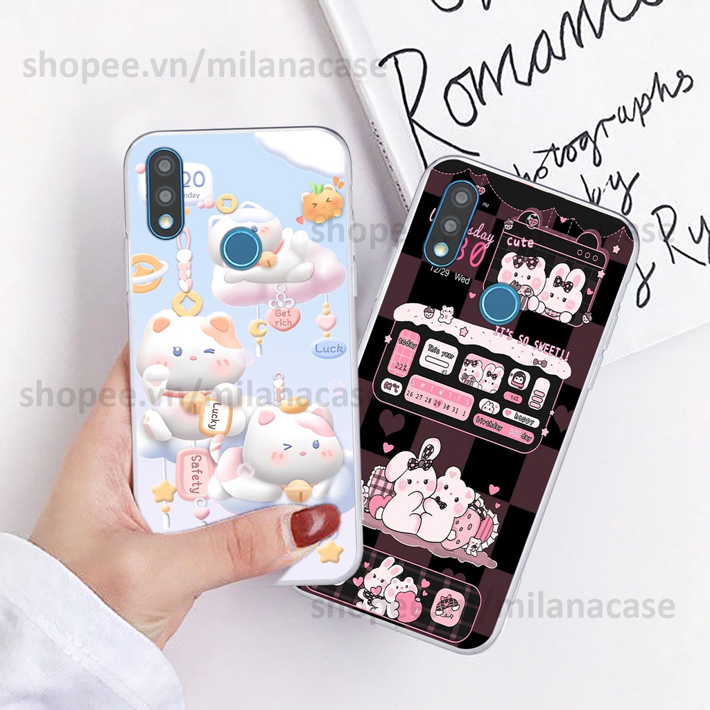 Ốp Vsmart Joy 2 Plus / Joy2+ hình đồng hồ icon gấu mèo cute cực dễ thương ngộ nghĩnh