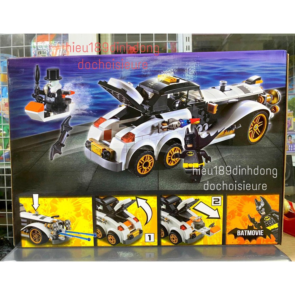 Lắp ráp xếp hình 7128 : Xe Arctic Roller Limo của Penguin