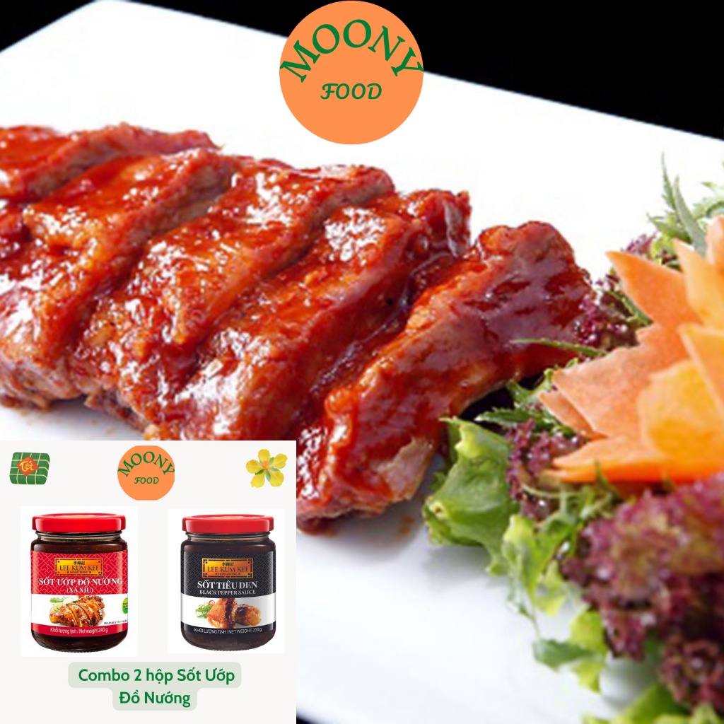 Sốt Ướp Đồ Nướng Thịt Lee Kum Kee Thơm Ngon Hộp Thủy Tinh 240G