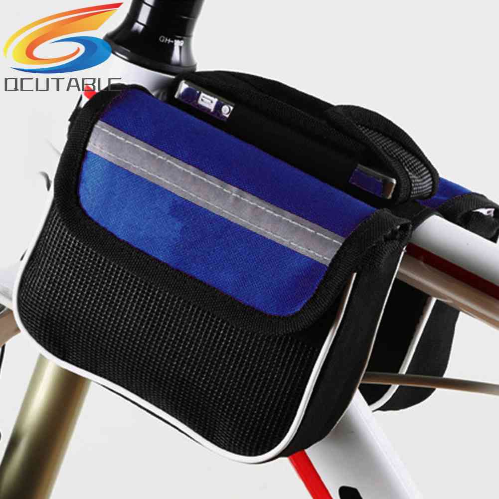 Túi Đựng Điện Thoại Gắn Khung Trước Xe Đạp Leo Núi Tiện Lợi
