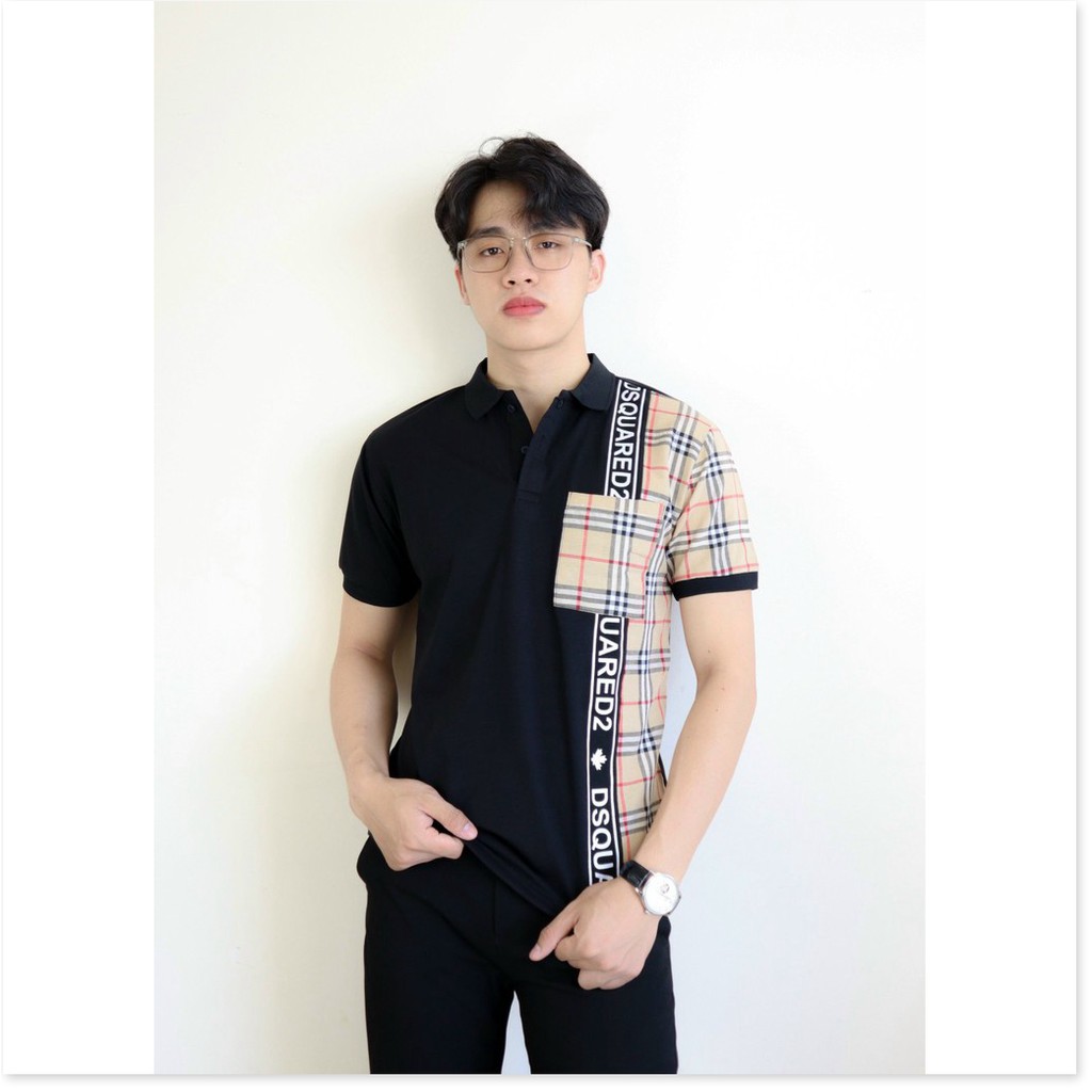 Áo thun cổ trụ ngắn tay cực phong cách KME FASHION