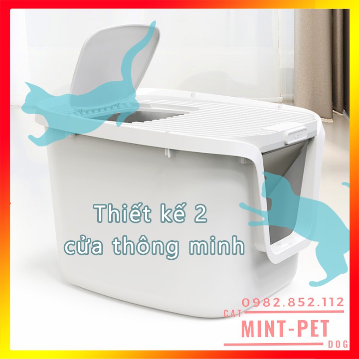 Nhà Vệ Sinh Cho Mèo - Nhà Vệ Sinh Thông Minh Kèm Đồ Chơi và Bàn Cào Móng #Tintin Pet Store