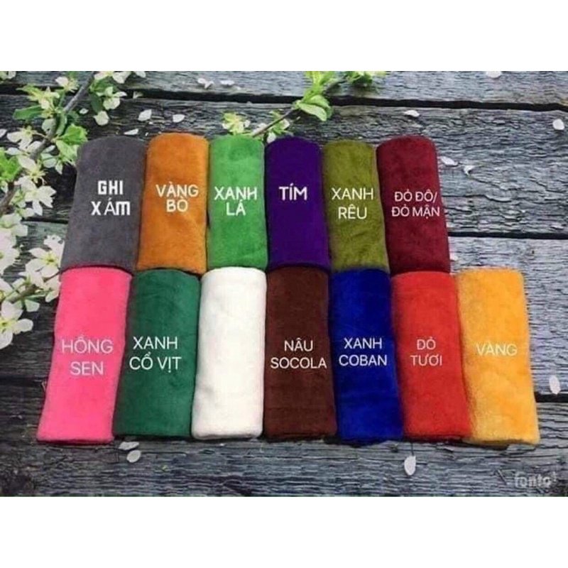 [Hàng Tự Chụp] Khăn lau xe chuyên dụng Microfiber siêu thấm không bị sơ, rối (Chọn màu ngẫu nhiên)