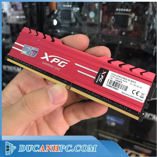 Ram DDR4 8GB ADATA XPG - XPG D10 Bus 2400 - Bảo hành 3 tháng