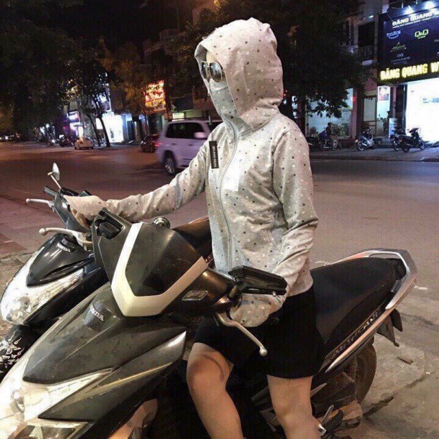 Áo chống nắng IN HOA mát mắt