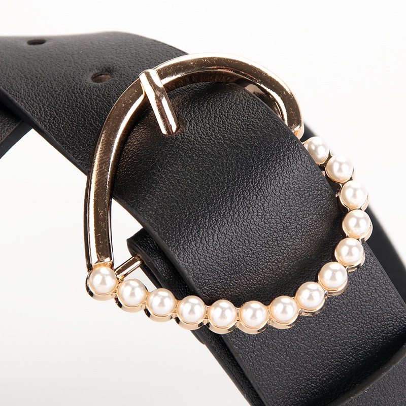 Thắt Lưng Đính Hạt Ngọc Trai Hình Trái Tim Nhiều Màu Dễ Thương Cho Nữ