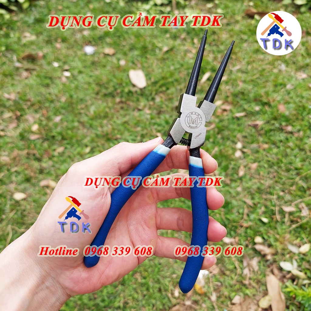 Kìm mở phe trong mũi thẳng 7&quot;/175mm B0023-07 chính hãng CMART