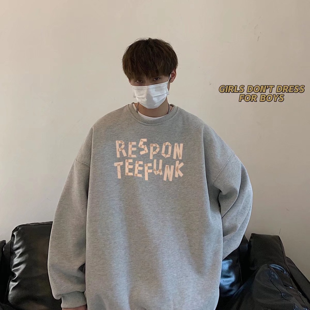 Áo Sweater Nỉ Bông Love Wins Thu Đông Ulzzang hiphop In Unisex Form Rộng Y33