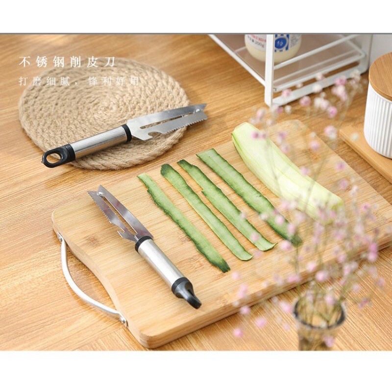 Dao bào 2 lưỡi inox 5in1 đa năng