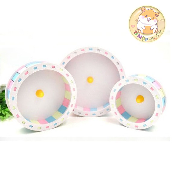 Wheel Cầu Vòng Nhiều Màu Sắc Cho Hamster