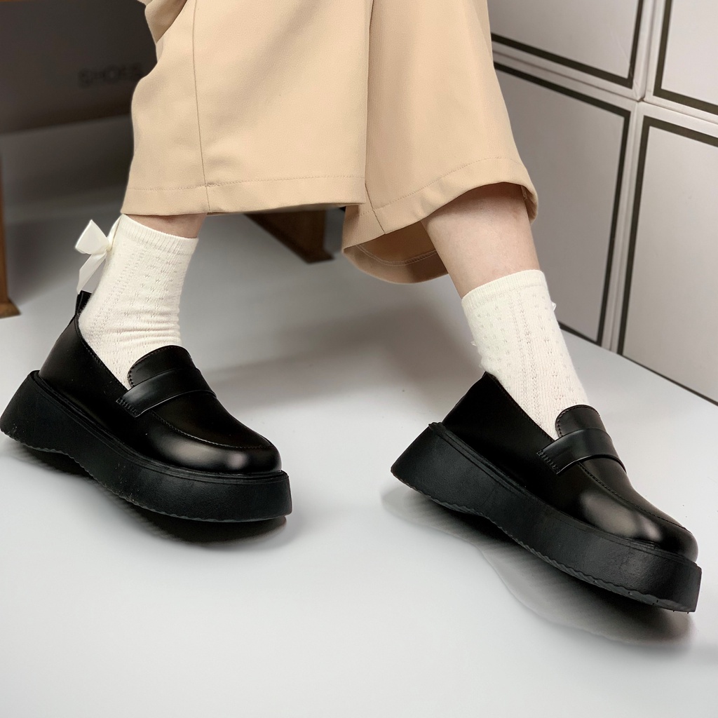 GIÀY ULZZANG NỮ ĐẾ BẰNG PHONG CÁCH TIỂU THƯ LOLITA ĐỘC QUYỀN LOVESHOES MÃ 131