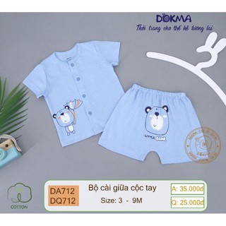 bộ đồ sơ sinh dokma chính hãng