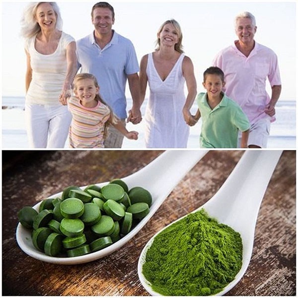 Tảo vàng 2400v - dạng túi (35/th) VIÊN Spirulina giúp tăng cường sức đề kháng, hỗ trợ miễn dịch.