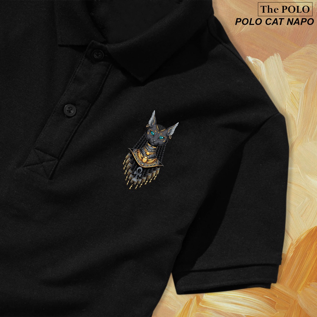 Áo POLO CAT NAPO cộc tay co giãn mát mịn cảm giác dễ chịu phong cách lịch lãm