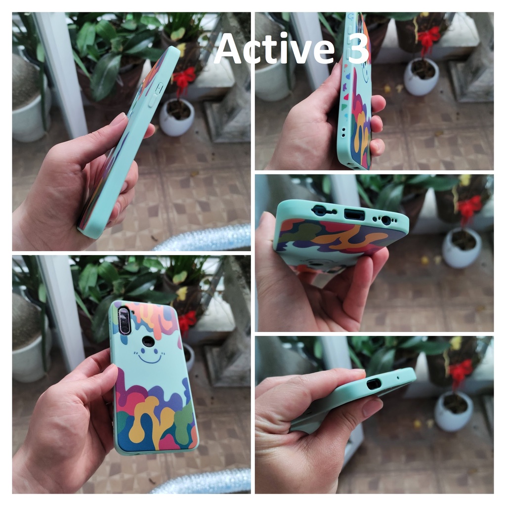 Bphone A40 A50 A60 Vsmart Joy 3 Active 3 Star 5 Aris Ốp TPU viền vuông Smile