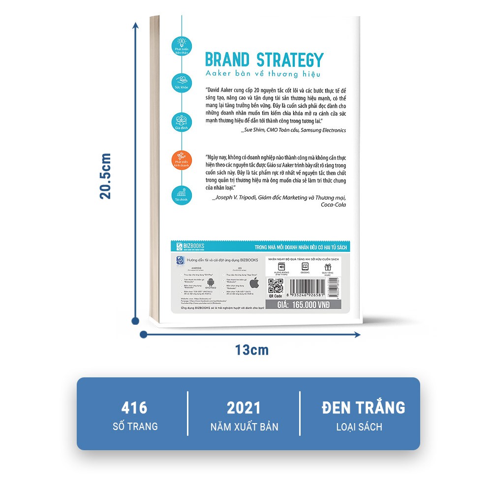 Sách Brand Strategy Aaker Bàn Về Thương Hiệu Tặng Kèm Audio