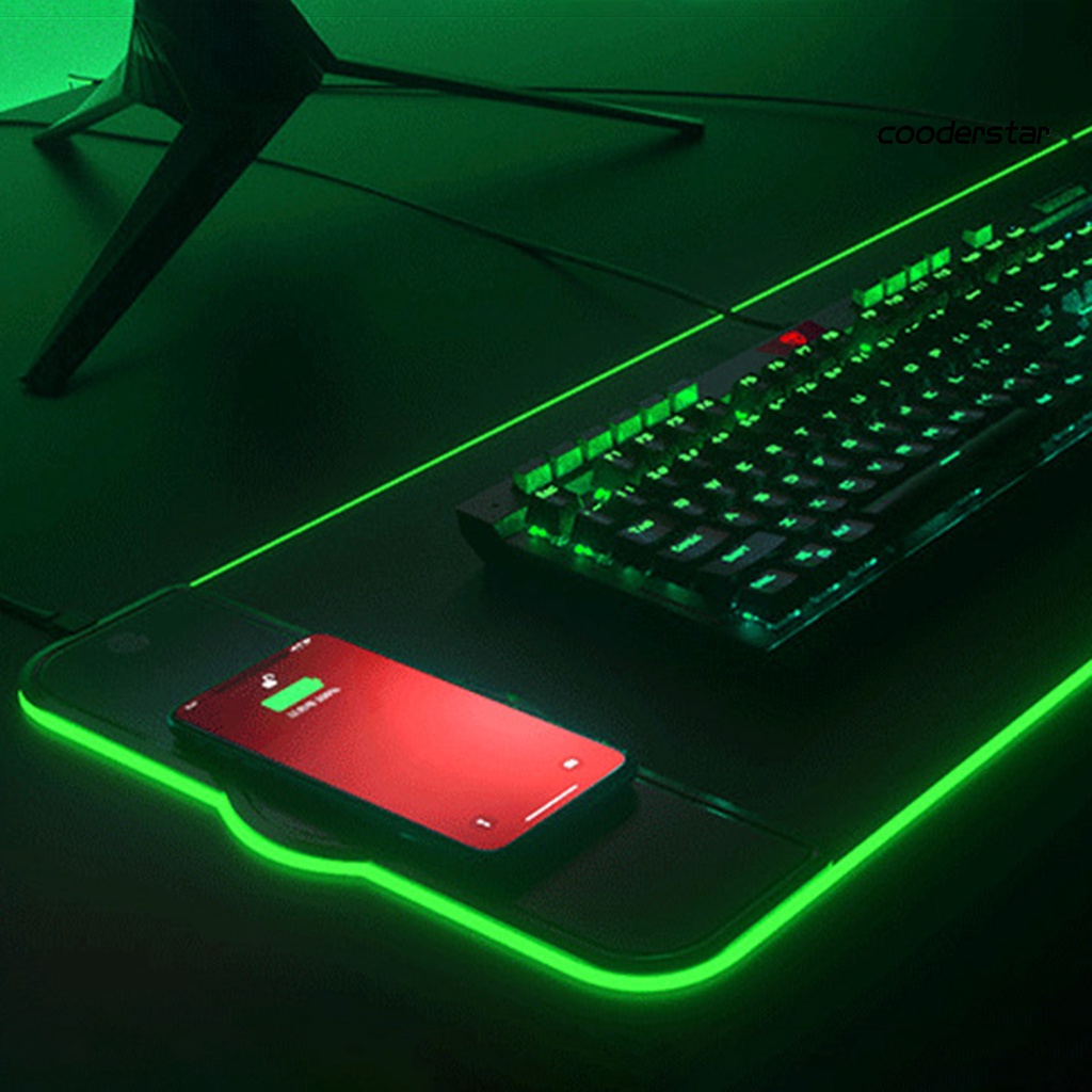 Tấm lót chuột không dây tích hợp sạc nhanh đa năng DN-PJ K9186 15W RGB