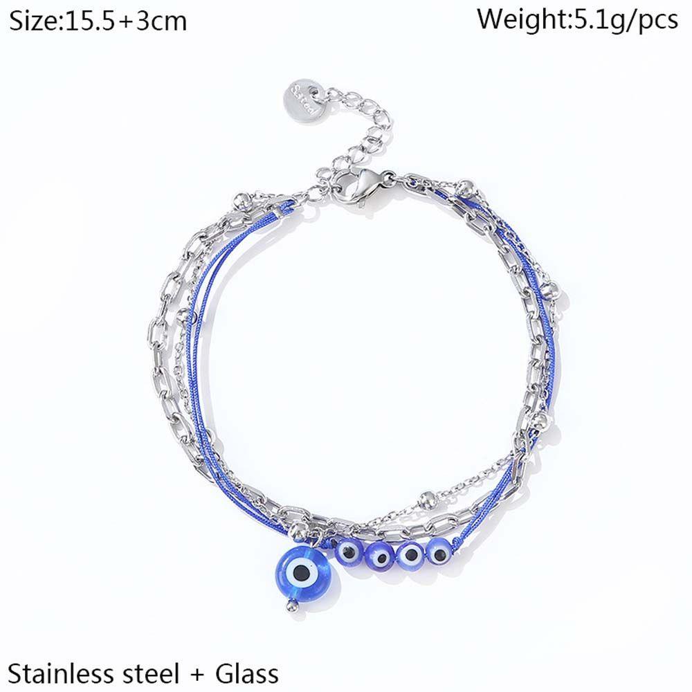 Lắc Chân Hình Mắt Quỷ Phong Cách Punk Thời Trang Đi Biển Mùa Hè Cho Nữ