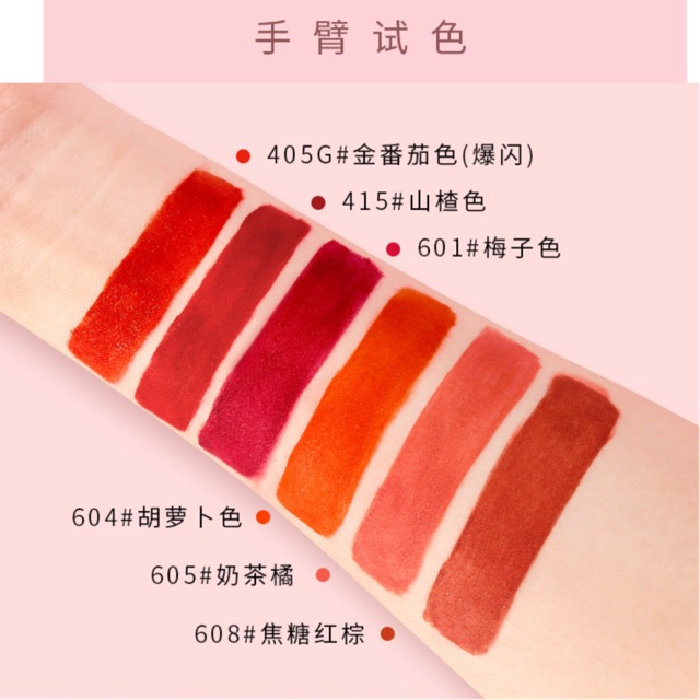 Son Kem Mịn Môi, Lâu Trôi, Chống Thấm Nước Cream Matte Air Lip Glaze Velvet