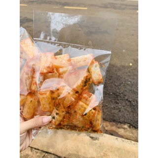 Bánh tráng cuộn tép sa tế