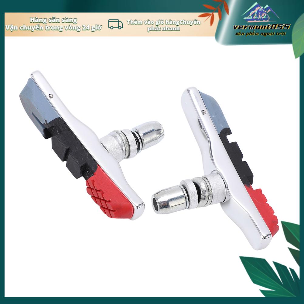 Vermont055 Miếng đệm phanh xe đạp Thay thế 73mm 3 màu Giảm tiếng ồn V cho leo núi