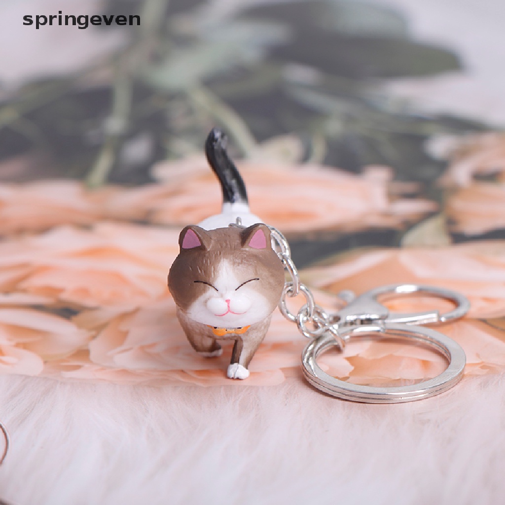 Móc Khóa Hình Mèo Con Lắc Đầu Dễ Thương
