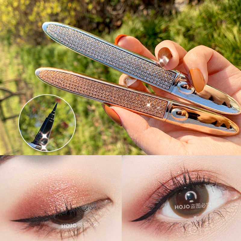 Bút kẻ mắt nước siêu mảnh chống trôi đính đá hojo | BigBuy360 - bigbuy360.vn