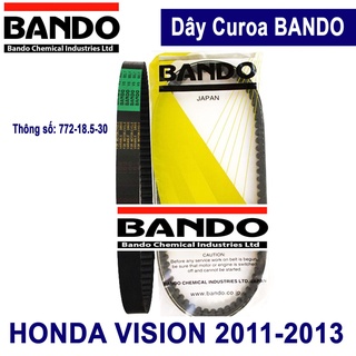  Dây curoa Bando chính hãng cho xe Lead 110 SCR Vision  Vision đời 2011 2012 2013  