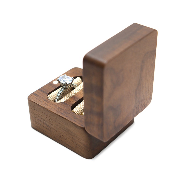 Hộp Đựng Nhẫn Cưới / Đính Hôn Đôi Sang Trọng