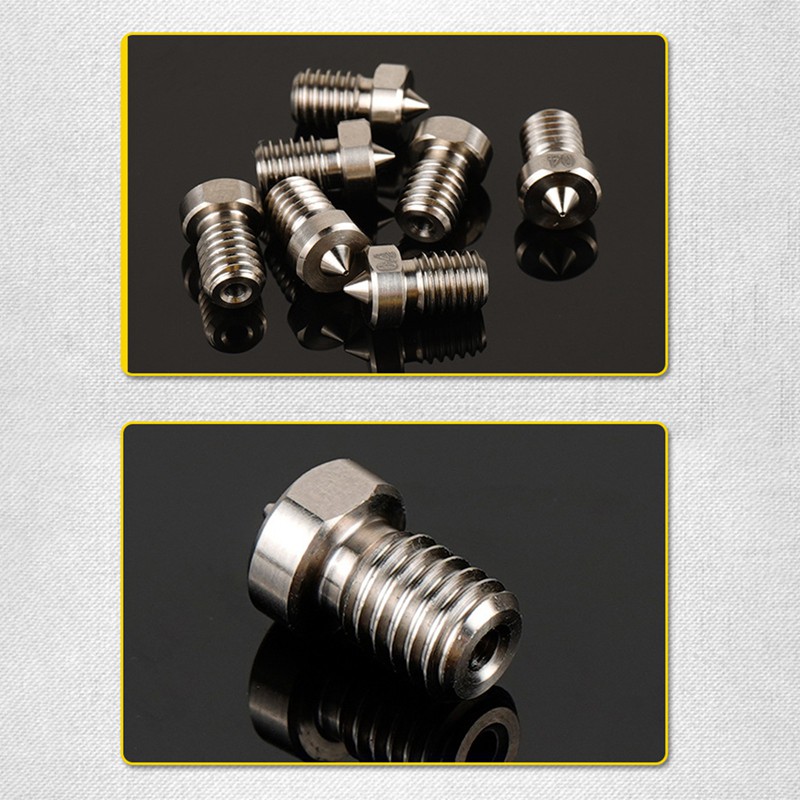 5 Vòi Phun Hợp Kim Titan 0.3mm / 1.75mm Cho Máy In 3d | BigBuy360 - bigbuy360.vn