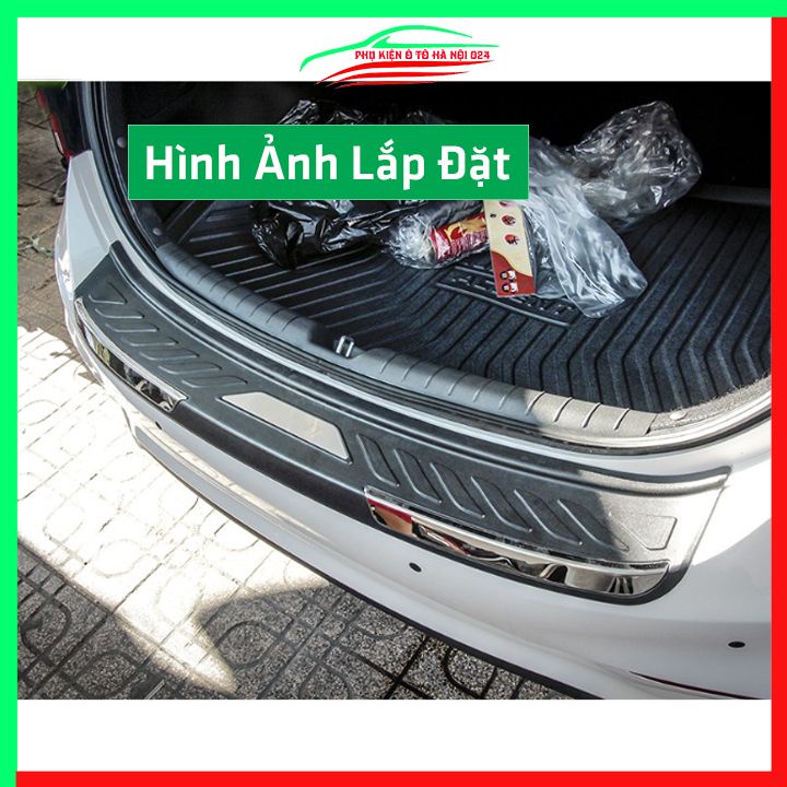 Ốp chống trầy cốp ngoài nhựa đen Accent 2018-2020 hàng loại 1 dán cốp sau chống xước trang trí xe