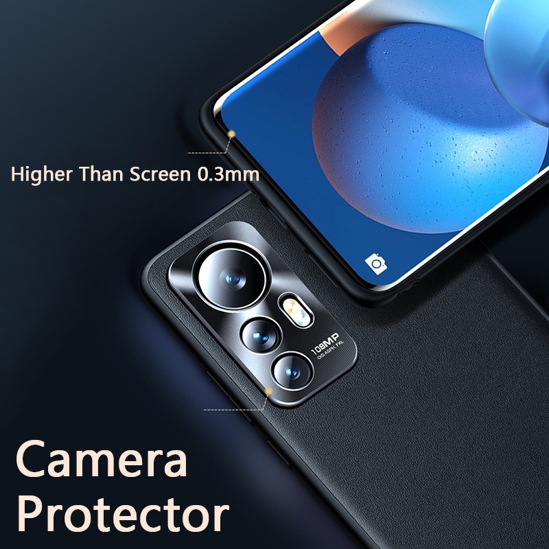Ốp Điện Thoại Da Siêu Mỏng Cho Xiaomi Mi 12 12S 12X Pro