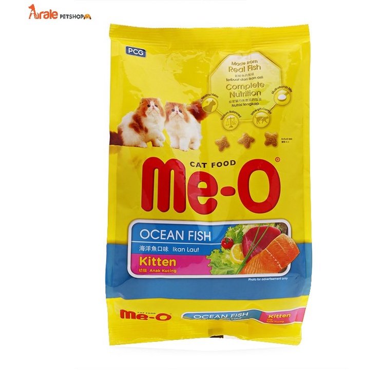Thức ăn Hạt Me-O Cho Mèo con và mèo trưởng thành túi 1.1Kg. 1.2Kg