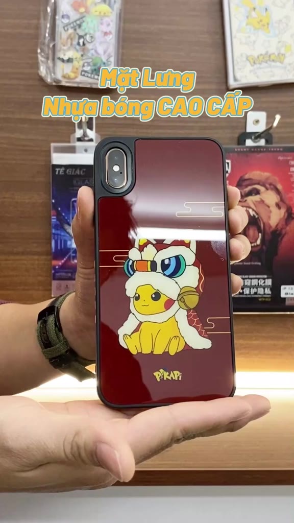 Ốp lưng iPhone Pikapi Lễ Hội: thiết kế độc quyền, sang trọng, ốp chống sốc, ốp xước mặt lưng | BigBuy360 - bigbuy360.vn