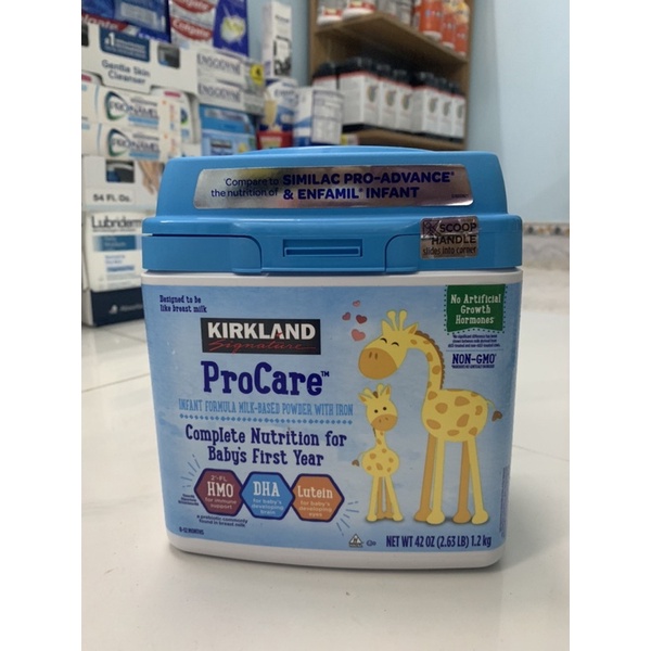 Sữa bột trẻ em Kirkland ProCare 1.2kg Mỹ