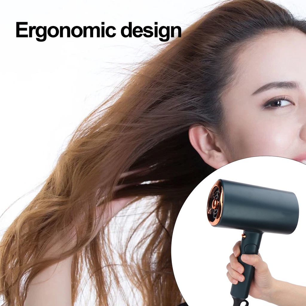 [Hàng mới về] Máy sấy tóc có thể gập lại sấy nhanh luồng gió mạnh mẽ điều khiển thông minh Fluorine073 kèm phụ kiện