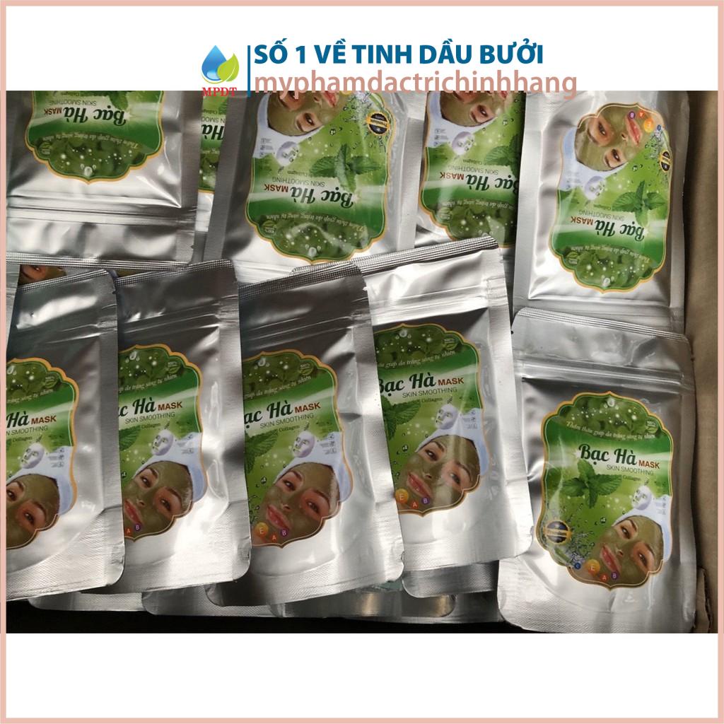 Bột đắp mặt nạ Bạc Hà gói 100gr mới