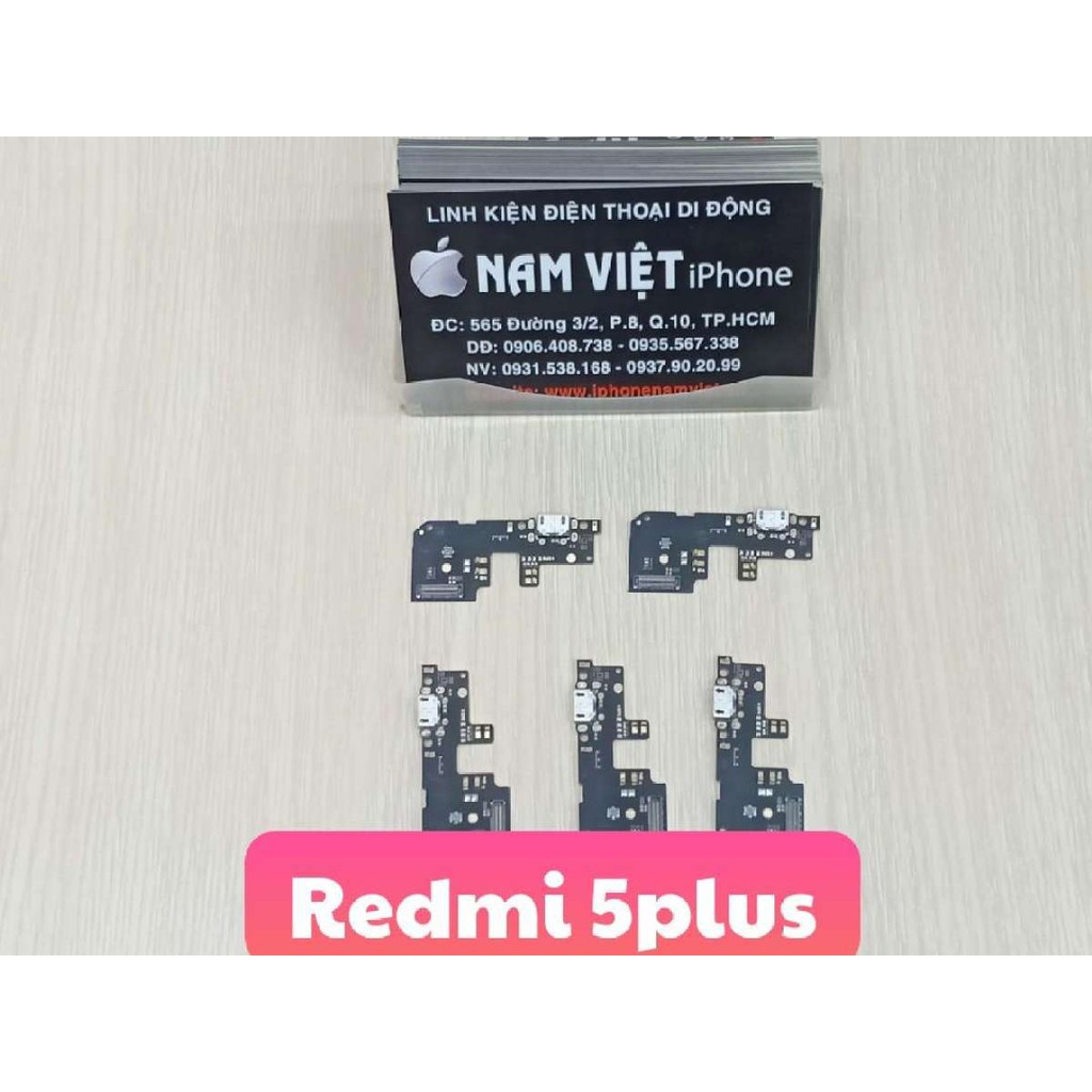 CỤM CHÂN SẠC ĐIỆN THOẠI XIAOMI REDMI 5 PLUS ZIN - TẠI LINH KIỆN NAM VIỆT MOBILE