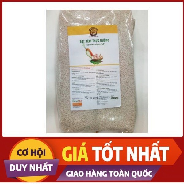 BỘT NÊM HẠT NÊM NGƯU BÁNG HẠT NÊM CHAY THỰC DƯỠNG HOMEFOOD 800G RAU CỦ HỮU CƠ CHAY