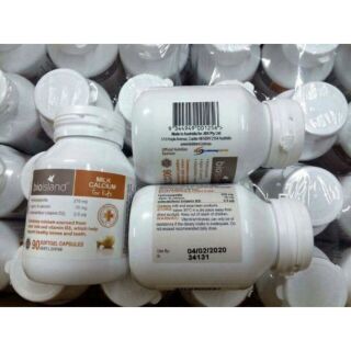 (Sỉ_ lẻ) [Date mới nhất] (Kèm bill) Canxi milk (canxi sữa Úc) Bio island 90 viên ( mẫu mới )