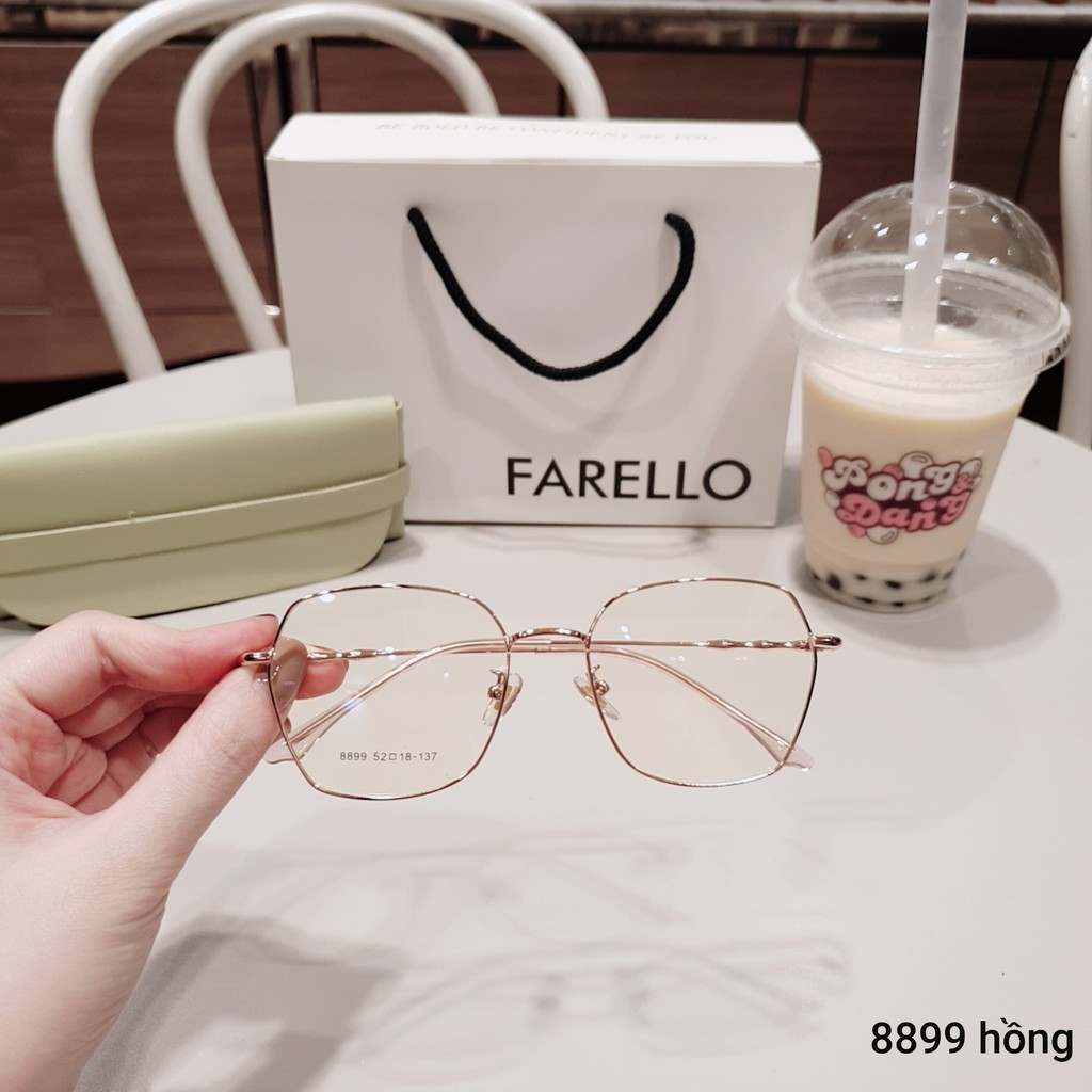 Gọng kính cận nữ Lilyeyewear kim loại, mắt vuông đa giác, nhiều màu - Y8899 | BigBuy360 - bigbuy360.vn