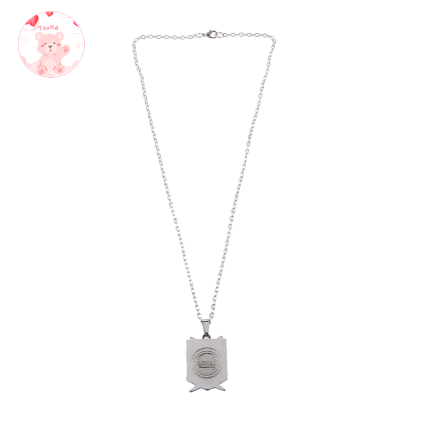 [whbadguy]Anime Attack On Titan Shingeki no Kyojin Badge Pendant Necklace Gift Blue