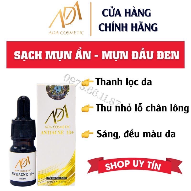 Mụn ẩn 10+ ADA GROUP - Sạch 100% mụn ẩn, mụn đầu đen - An toàn không