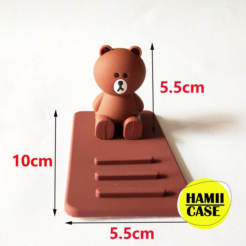 Giá đỡ điện thoại Thỏ cony, Gấu Brown, Vịt vàng siêu đáng yêu