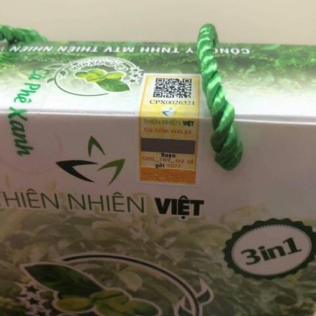 [Giá_Sỉ] Cafe xanh kháng mỡ mẫu mới chính hãng hộp 10 gói