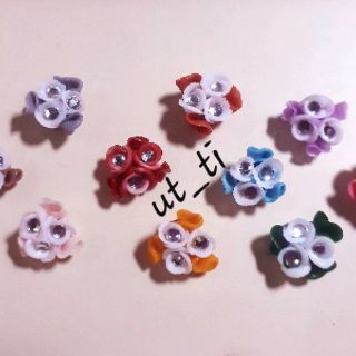 hoa bột nail,tú cầu đá nhỏ,có đủ màu