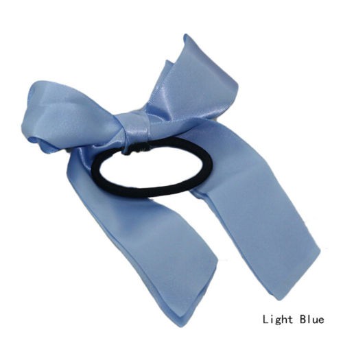 Dây buộc tóc co giãn đính nơ thời trang