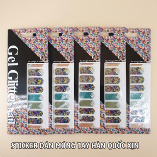 Sticker Hàn Quốc Dán Móng Siêu Đẹp